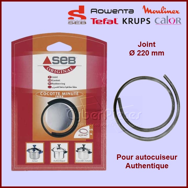 Joint de Cocotte Authentique SEB 790141 - Pièces robots ménagers