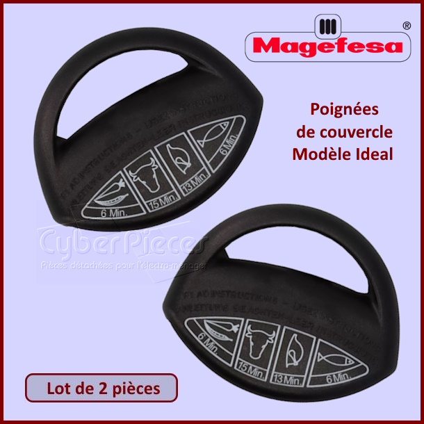 Lot de 2 poignées Magefesa Modèle Ideal