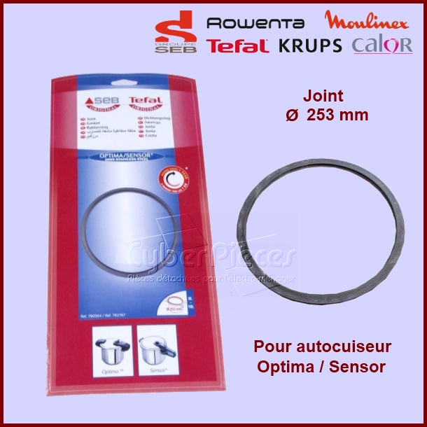 Joint de Cocotte Sensor Optima SEB 790364 - 792767 - Pièces robots ...