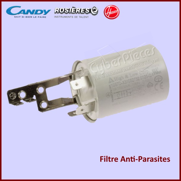 Filtre Condensateur Anti-Parasite 1,0µF+2x27000pF (1,0mF+2x27000pF)...