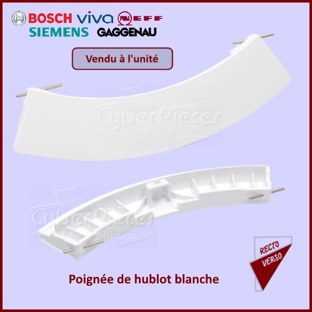 Poignée de hublot Bosch 00481710 -  Pièces machine à laver