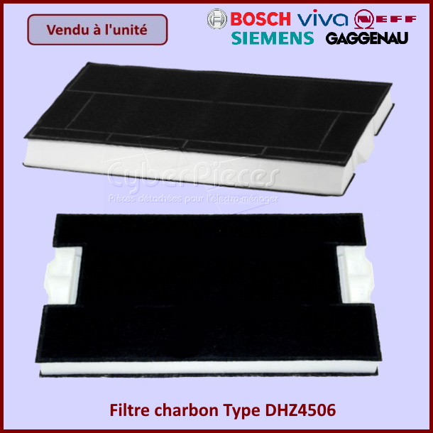Filtre charbon Type DHZ4506 Bosch 00434229