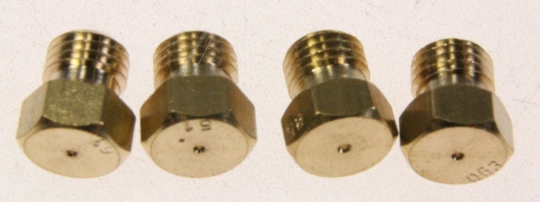 Jeu de 4 Injecteurs Gaz Butane Sans Tetine900040 - Pièces four