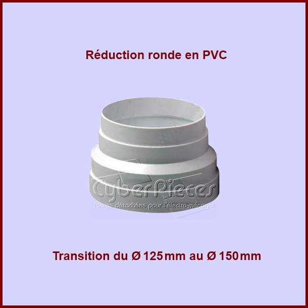 Manchon de réduction 125-150mm - Pièces sèche-linge