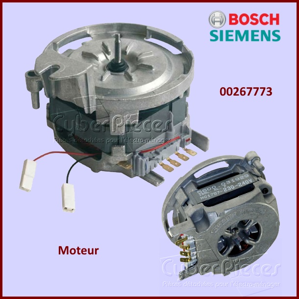 Moteur de pompe de cyclage Bosch 00267773 - Pièces lave-vaisselle