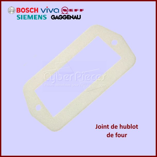 Joint de hublot de lampe Bosch 00160643 - Pièces four