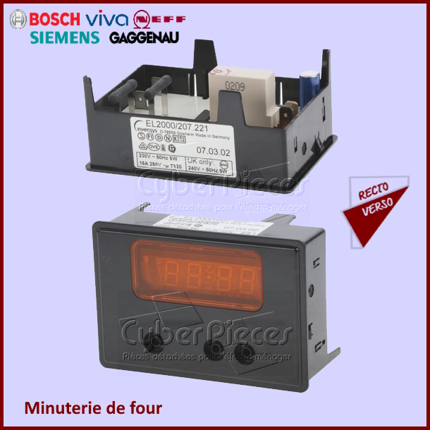Minuterie de four Bosch 00164516