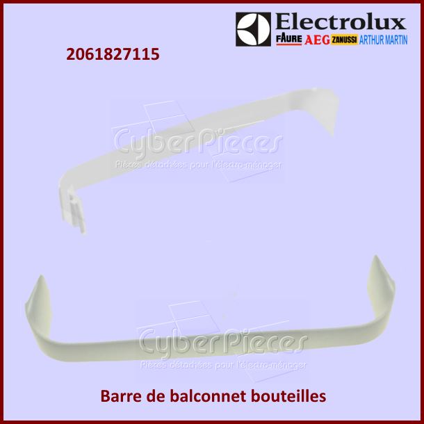 Barre du balconnet bouteilles Electrolux 2061827115 - Pièces réfrig...