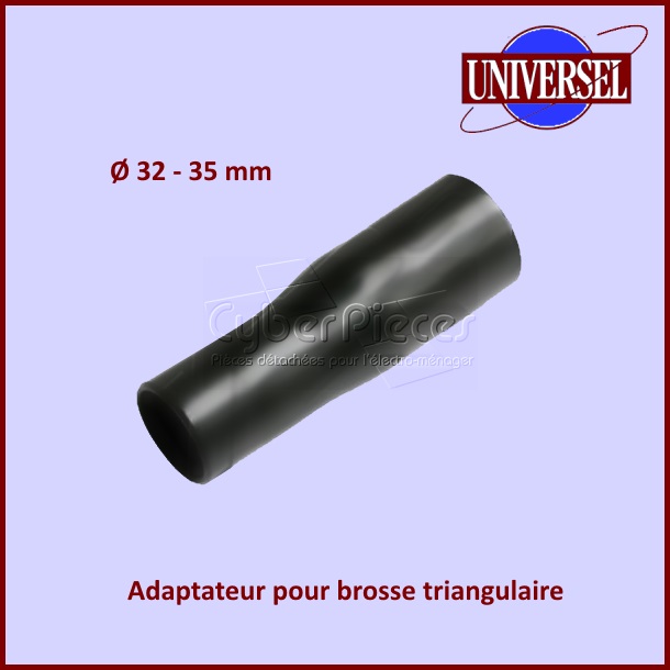 Adaptateur de brosse d'aspirateur triangulaire Ø 32-35 mm - Pièces ...