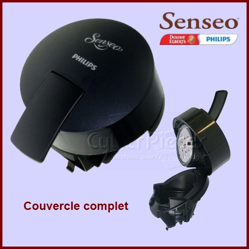 Couvercle complet noir Senseo 422225957081 - Machine à dosettes