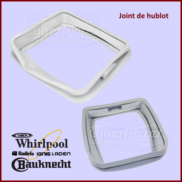 Joint de hublot Whirlpool 481010410453 -  Pièces machine à laver