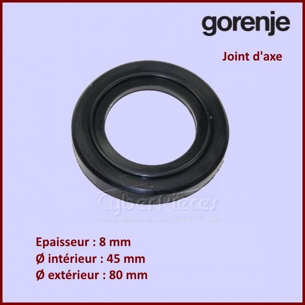 Joint 80x45x8 Gorenje 079544 -  Pièces machine à laver