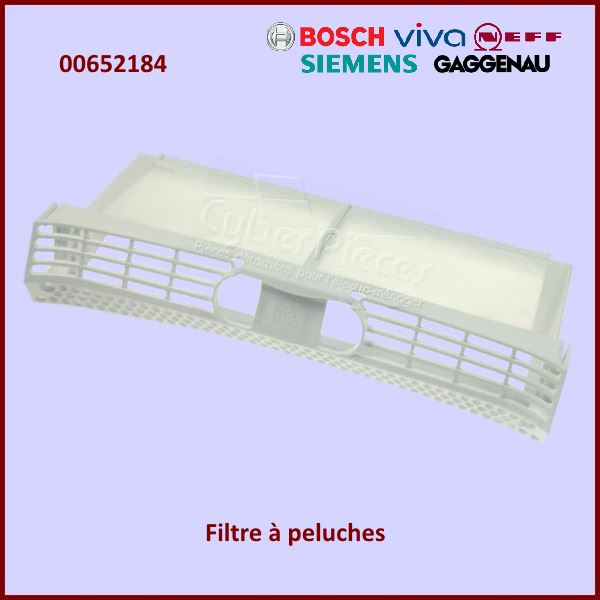 Filtre à peluches Bosch 00652184 - Pièces sèche-linge