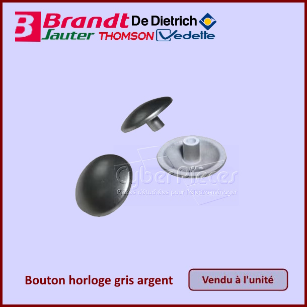 Bouton argent d'affichage Brandt 74X0954 AS0000144