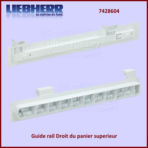 Guide rail Droit du panier superieur Liebherr 7428604 - Pièces réfr...