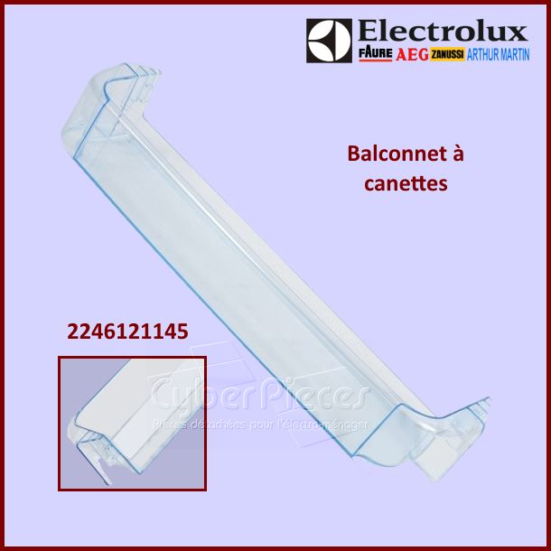 Balconnet Ã  Canettes Electrolux 2246121145 - PiÃ¨ces rÃ©frigÃ©rateur &...