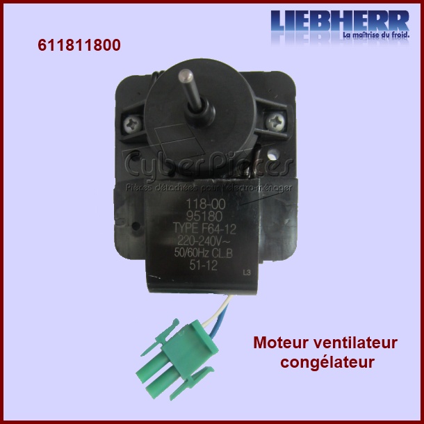 Ventilateur congélateur sans hélice 611811800 - Pièces réfrigérateu...