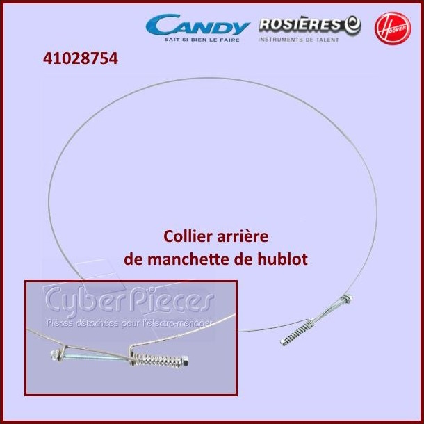 Cerclage arrière de manchette de cuve Candy 41028754 - Pièces mach...