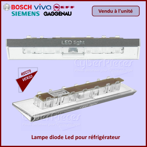 Lampe diode Led refrigerateur Bosch 10003924