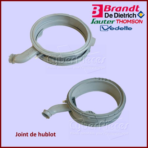 Manchette de hublot Brandt 55X7677 -  PiÃ¨ces machine Ã  laver