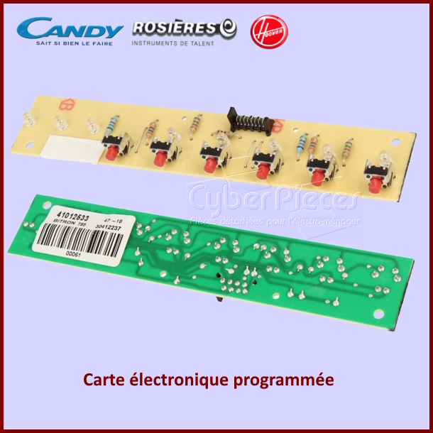 Carte électronique programmée Candy 41012533