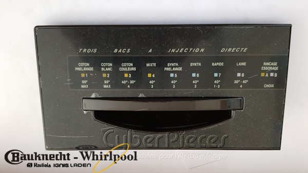 Poignée de boite à produit Whirlpool 481949869728