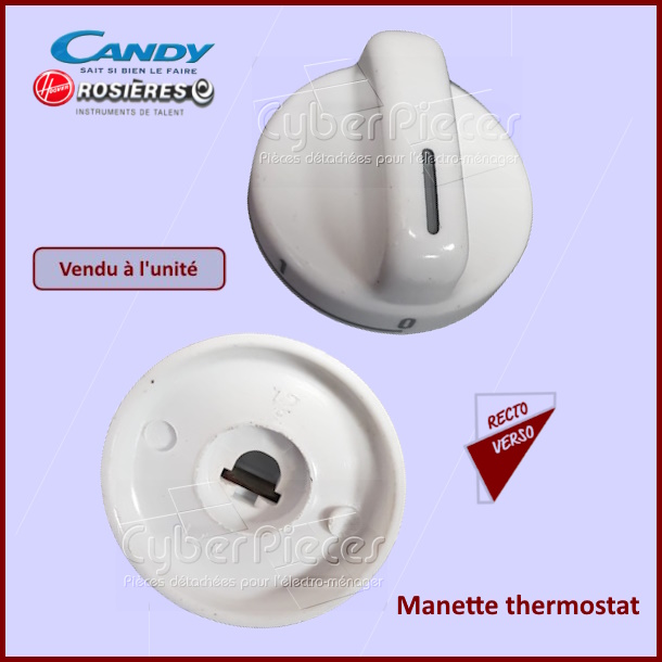 Manette thermostat Candy 92960509