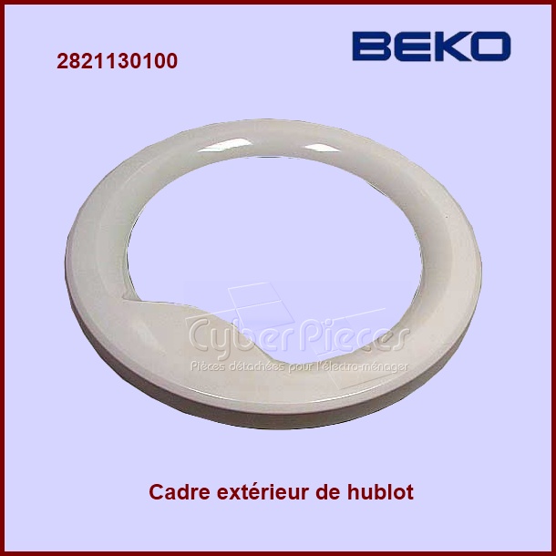 Cadre extérieur de hublot Beko 2821130100 -  Pièces machine à laver