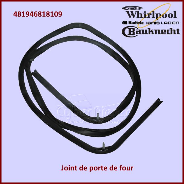 Joint de façade de four Whirlpool 481946818109 - Pièces four
