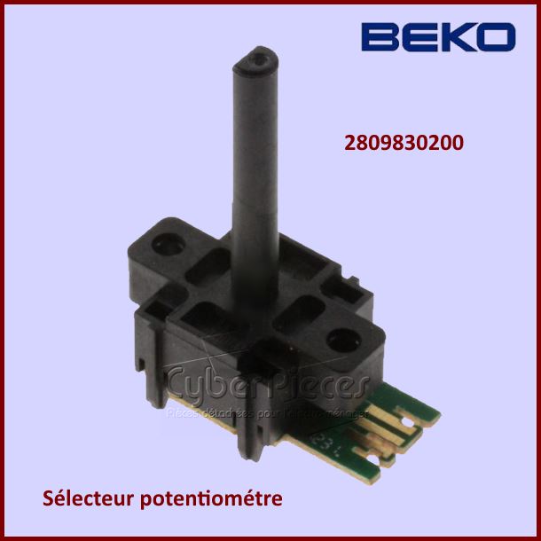 Sélecteur potentiomètre Beko 2809830200 - Pièces sèche-linge