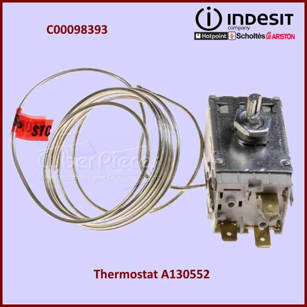 Thermostat A130552 Indesit C00143431 - Pièces réfrigérateur & congé...