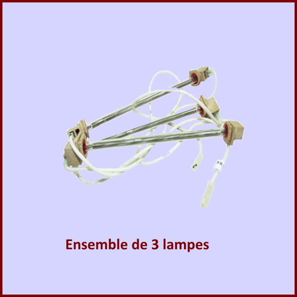 Kit de 3 lampes de dégivrage pour WR51X445 ***Pièce épuisée***