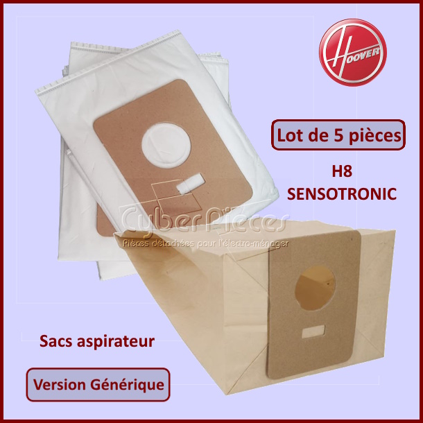 Sacs aspirateur adaptable Hoover H8 SENSOTRONIC