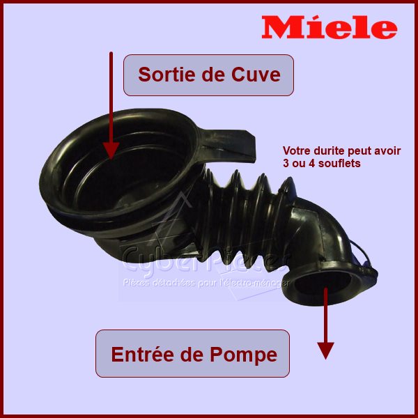 Durite MIELE 2022332 -  Pièces machine à laver