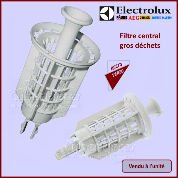 Filtre central gros déchets amovible Electrolux 50223414009 - Pièces lave-vaisselle