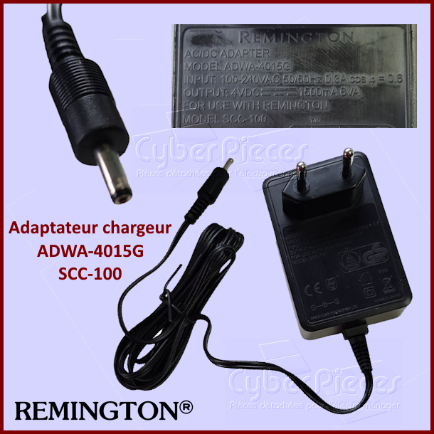 Adaptateur chargeur REMINGTON Model ADWA-4015G / SCC-100