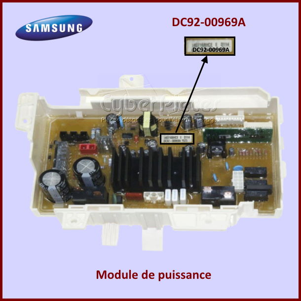 Carte électronique de puissance Inverter DC92-00969A -  Pièces mach...