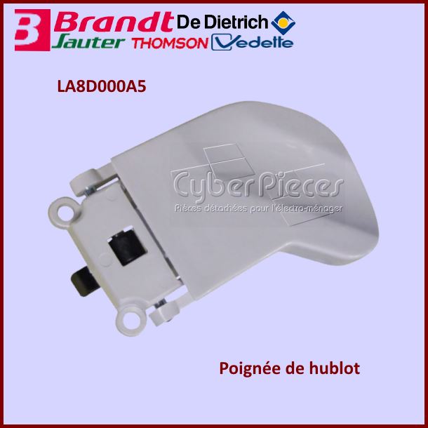 Poignée de hublot Brandt LA8D000A5 -  Pièces machine à laver