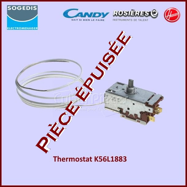 Thermostat K56L1883 Candy 91200345 - Pièces réfrigérateur & congéla...