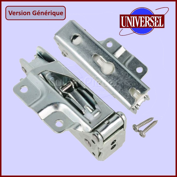 Kit charnières de réfrigérateur haut + bas