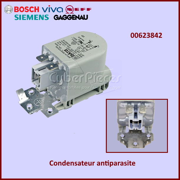 Condensateur antiparasite Bosch 00623842