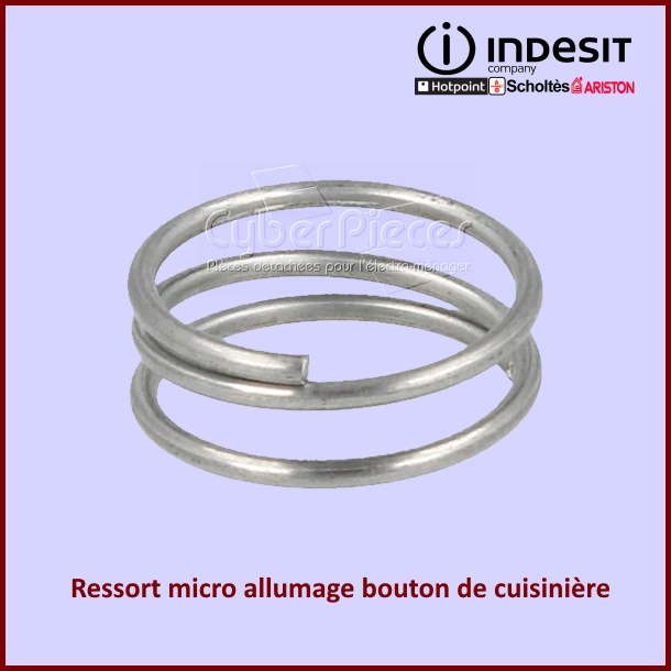 Ressort micro allumage Indesit C00033844