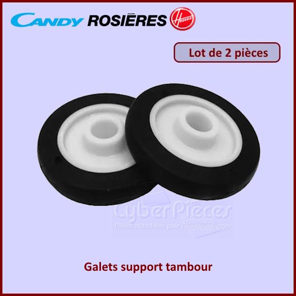 Lot de 2 Galets support tambour Candy 97920557