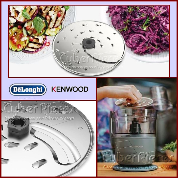 Disque réversible à râper émincer fin 2mm Kenwood AW22011001