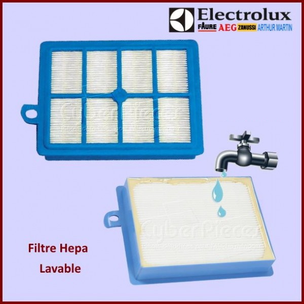 Filtre Hepa E12 Lavable Electrolux 9001951194 - Pièces aspirateur