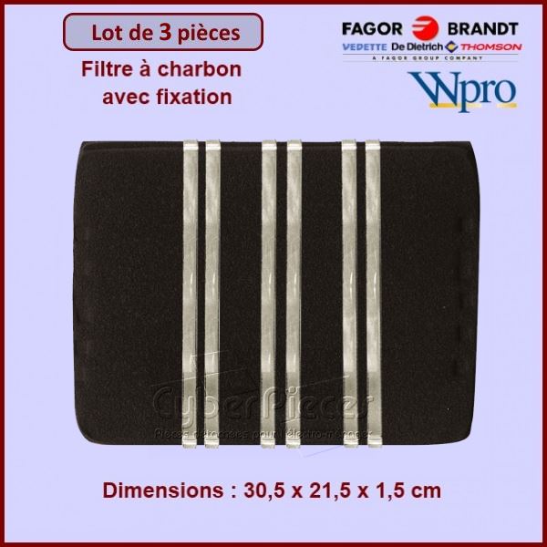 Filtre à charbon 74X2375 - Pièces hotte