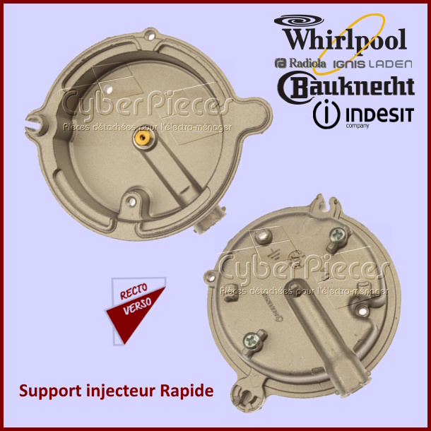 Support injecteur Rapide Whirlpool 481936069691