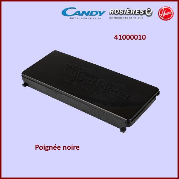 Poignée Noire Candy 41000010 - Pièces lave-vaisselle