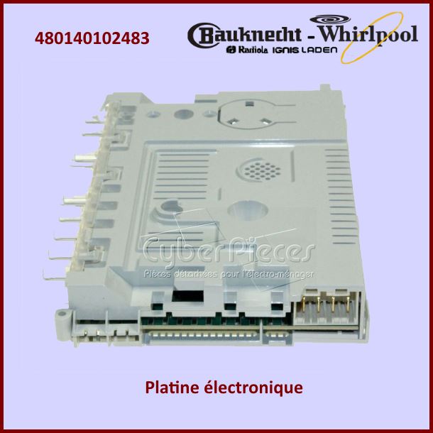 Carte Ã©lectronique configurÃ© Whirlpool 480140102483 - PiÃ¨ces lave-v...