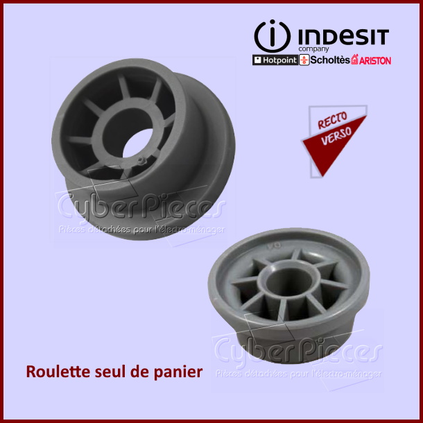 Roulette seul de panier Indesit C00260820